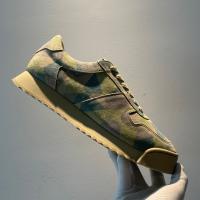 Zapatos hechos a mano de piel de vaca de primera capa con plataforma retro de camuflaje Forrest Gump - details 8
