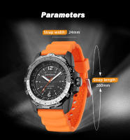 Reloj NORTH EDGE EVOQUE2 Original para Hombres con Energía Solar y Luminosidad Ideal para Exteriores Exploración Montañismo Camping 50M Resistente al Agua Material de Banda de Caucho - details 10