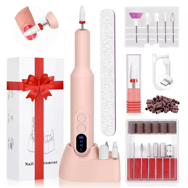 Taladro Eléctrico para Uñas de Alta Velocidad 20000rpm Herramienta Portátil de Manicura Pedicura - 1
