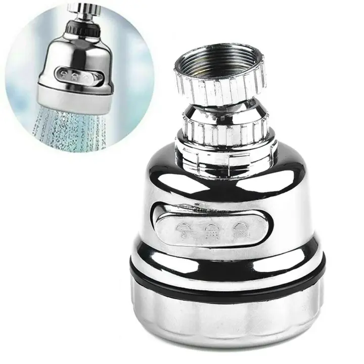 Aireador de Grifo Giratorio 360 Grados Ajustable a 3 Modos Ahorro de Agua Mejora del Hogar - 1