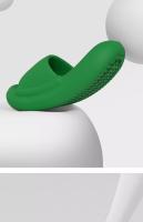 Pan hogar zapatillas de las mujeres de verano interior de fondo grueso antideslizante baño sandalias de baño interior - details 5