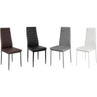 Asiento y Respaldo Acolchado, Juego de Sillas de Comedor, Probado por SGS, 2 Piezas (Blanco) - details 2