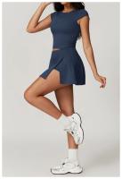 Camiseta deportiva de manga corta para mujer, Top ajustado de secado rápido, ropa informal para correr y Yoga - details 10