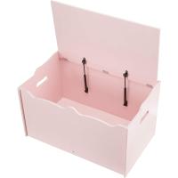 Caja de juguetes de madera, color gris, 76,2 x 45,7 x 48,3 cm - details 12