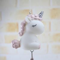 Campanas de viento de unicornio, decoración creativa y novedosa para el hogar, piezas colgantes, manualidades - details 1