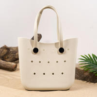 Bolso De Playa Grande Para Verano EVA Inodoro Para Mujer Bolsa De Picnic Con Agujeros Impermeable Bolsa De Hombro Con Manija - details 21