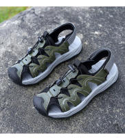 Sandalias de Cuero de Vaca Casuales de Gran Tamaño Zapatos de Playa de Verano para Hombres - details 20