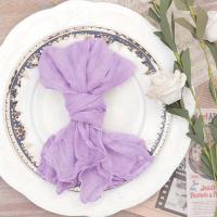 Set de 12 Pañuelos de Mantel de Queso de Gasa Pañuelos de Mesa de Cena para Hogar, Boda, Día de San Valentín, Evento Hecho en China - details 23