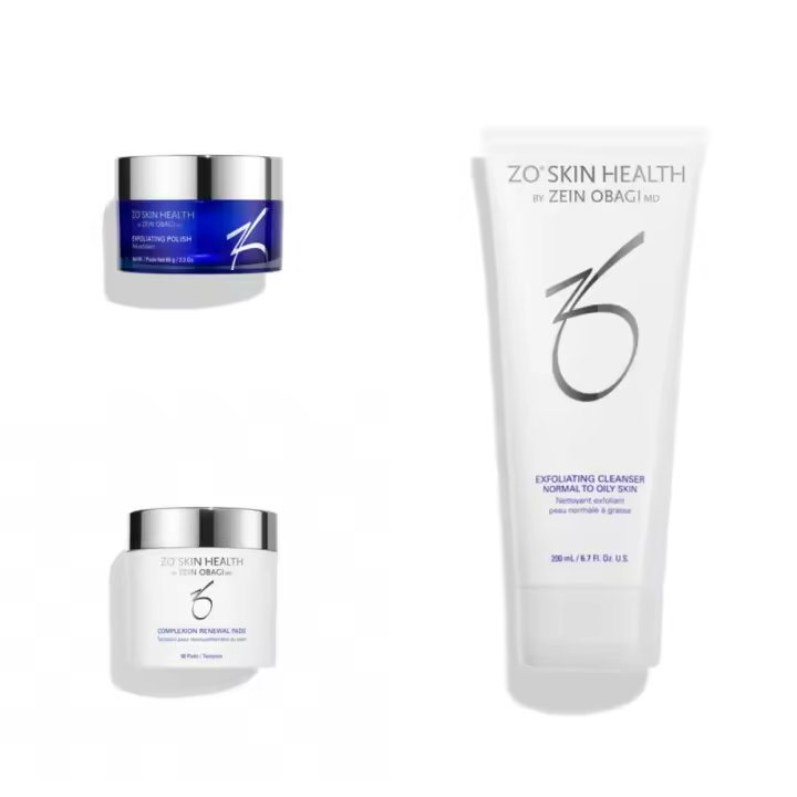 ZO SKIN Limpiador 200ml Pulimento Exfoliante 65g Discos Renovadores de Piel 60 - 1