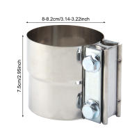 Abrazadera de Tubo de Acero Inoxidable Conexión de Tubo de Escape de Silenciador - details 3