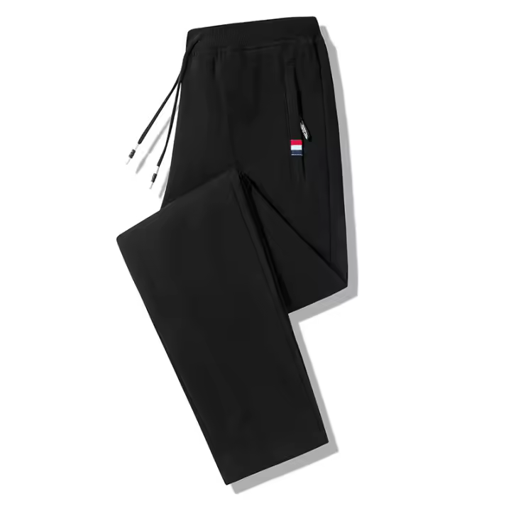 Pantalones De Deporte Para Hombre Algodón Suelto Cintura Elástica Jogging Chándal Deportivos Casuales De Temporada Todo El Año - 1