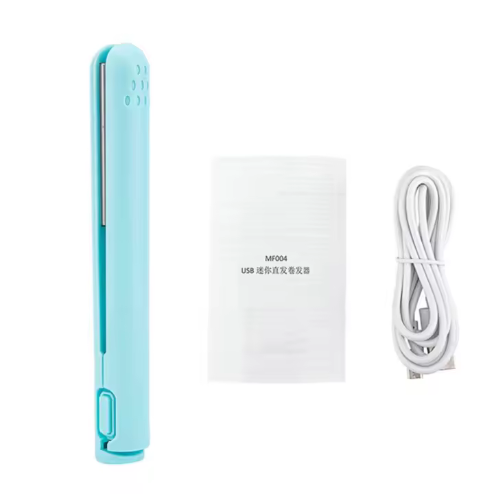 Plancha de pelo inalámbrica, plancha de pelo inalámbrica, Mini rizadores portátiles recargables por Usb para un peinado suave y seguro - 1