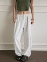 Pantalones de Sudor de Moda Vintage para Mujer Pantalones anchos y sueltos al Estilo Coreano con cremallera Ropa Deportiva Casual para Otoño 2025 - details 3