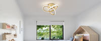 TOMAXIN-Luz LED de techo moderna, luces de pasillo para dormitorio, entrada, armario, balcón, diseño curvo, 24CM - details 2
