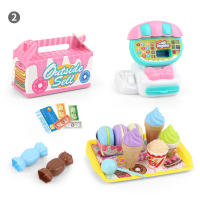 Mini supermercado caja registradora casa de juegos, cocina de simulación, postre, verduras, juego de carrito de compras, regalos de Navidad para niños, Juguetes - details 6