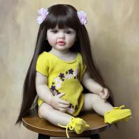 BZDOLL-Muñeca realista de bebé recién nacido, juguete de baño de 55cm con cuerpo de silicona completo, 22 pulgadas, regalo de Navidad para niña - details 0