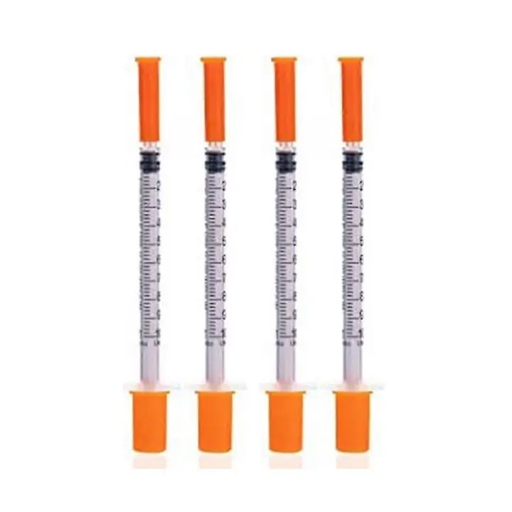 Paquete de 100 Syrin de 29 g, 1 cc y 1/2 pulgada con paquete individual - 1