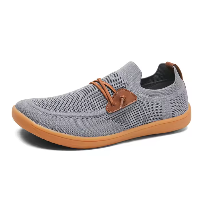 Zapatos de senderismo de verano de talla y cabeza ancha, informales, de malla, transpirables, para pies descalzos y anchos. - 1