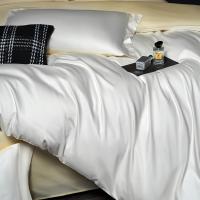 Juego de Ropa de Cama de Algodón Pima Antibacteriano 5A Alta Densidad, Alta Cuadros, Tamaño Rey, Cómodo - details 6