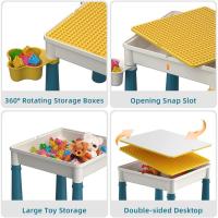 Infantil, Mesa de Actividades Construccion y Silla con 128 Piezas Juguetes de Creativos Grandes Clásicos para Niñas, Rosa - details 13