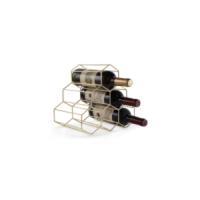 FOMANSH Botellero de Vino apilable de Metal,Soporte para Estante para Botellas de Vino,Almacenamiento de Vino de Mesa para Exhibición,Organizador de Vinos para Hogar,Cocina,Bar,Bodega,Negro,2 Niveles - details 8