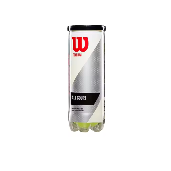 Pelotas de entrenamiento de tenis oficiales Wilson, paquete de 3 en lata sellada, pelota de titanio de 3 (entrega aleatoria) - 1