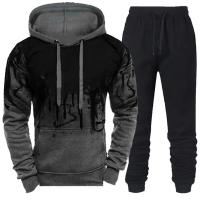 Conjunto de Deportiva de Camuflaje para Hombres Sudadera con Capucha y Pantalón Moda de Invierno - details 7