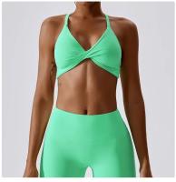 Sujetador Deportivo de Espalda Cruzada para Mujeres Top Deportivo de Yoga y Gimnasio Fitness Material de Nylon Transpirable y Hermoso - details 4