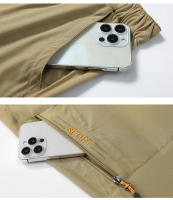 Pantalones de trabajo tipo cargo ligeros e impermeables, secado rápido, bolsillos para senderismo, pesca, carreteras, camping - details 13
