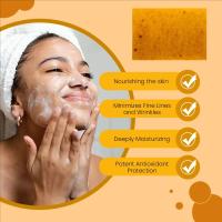 Jabón brillante de ácido kójico de cúrcuma y limón, jabón hecho a mano, loción hidratante iluminadora, jabón Facial corporal - details 4