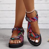 Sandalias planas de verano para mujer, zapatos con estampado, sandalias para mujer - details 5