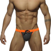Calzoncillos de baño triangulares para hombre, bañador Sexy, pantalones cortos de playa, bañador Sexy, Bañador estampado para surf - details 16