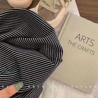Camiseta de Manga Larga para Niños Primavera Otoño Estilo Coreano a Rayas - details 5