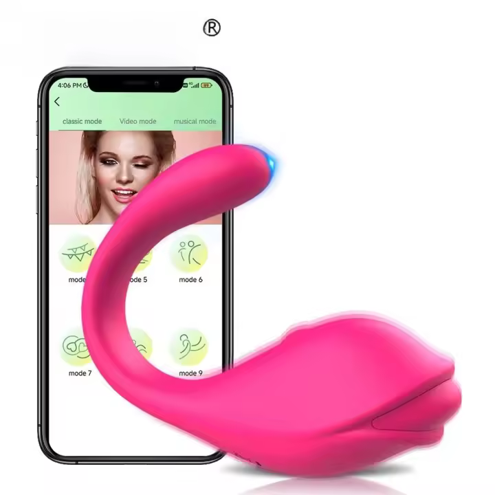 Leten Vibrador Controlado por Aplicación Diversión Intima para Mujeres con 2 Motores - 1