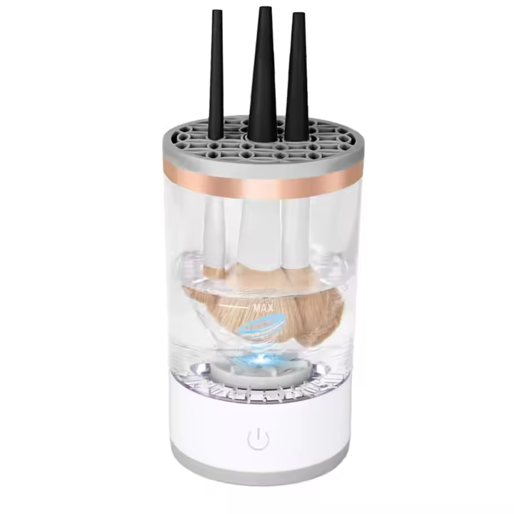 Limpiador de brochas de maquillaje eléctrico multifuncional, automático, ahorro de energía, maquillaje conveniente y eficiente - 1
