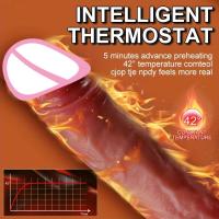 Vibrador Realista en Forma de Pénis Estimulación de Clímax Facial y Anal - details 2