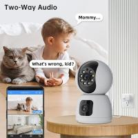 Cámara PTZ 2K de 4MP, lente Dual, IP, WIFI, cámara de vigilancia inalámbrica de seguridad para el hogar inteligente, Audio bidireccional, Monitor para bebés y mascotas, cámara de cuidado Pro - details 5