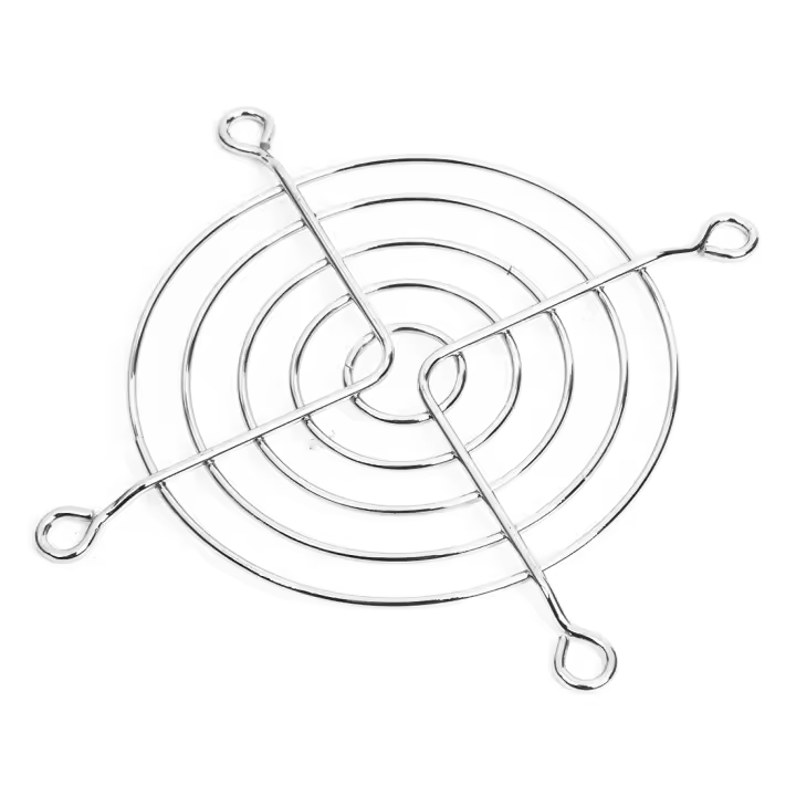 5 protectores de dedo de alambre de Metal para ventilador de refrigeración de CPU, Axial, 80mm - 1