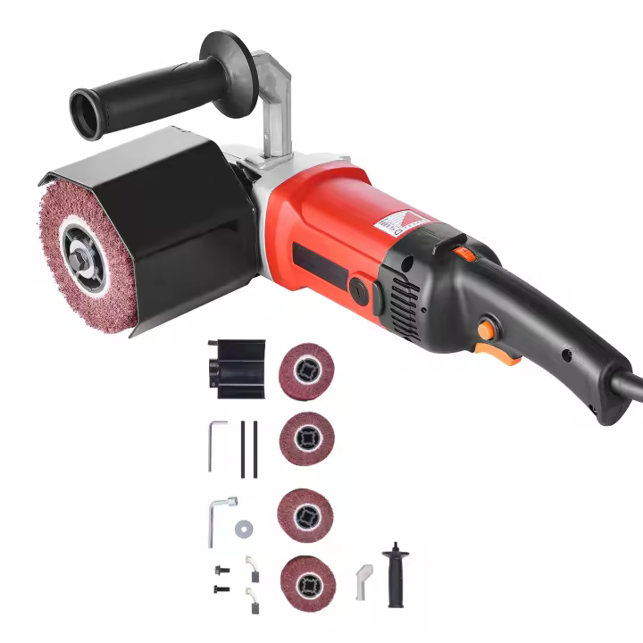 SucceBuy Máquina pulidora, pulidora de metal eléctrica de 1200 W y 6 velocidades, 4 ruedas - 1