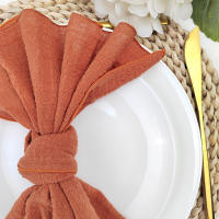 Juego de 30 telas de algodón de gasa, 30x30cm, decoración de boda, uso diario, cena, té, mesa, pueblo, servilletas de Navidad - details 26