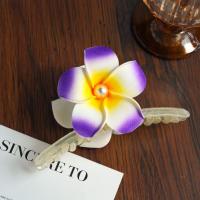 Pasadores bohemios, garra para el pelo con flores, horquilla bonita con perlas, pinza para el pelo con flores, tocado de estilo coreano, Clip de tiburón grande para mujer - details 5