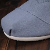 Mocasines Azules de Verano Zapatos Planos Clásicos de Lona para Mujer Zapatos Informales Cómodos y Transpirables para Hombre Alpargatas sin Cordones - details 3