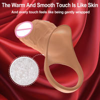 Funda vibradora para pene, anillo de gallo, silicona líquida, producto sexual para parejas suaves para adultos, anillo vibratorio expansor de pene para el punto G de las testículas del pene - details 3