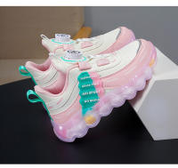 Zapatillas deportivas antideslizantes para niños y niñas, zapatos de cuero impermeables, ligeros, bonitos, rosas, informales, tenis para correr - details 12