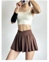 Falda plisada de tenis de verano para mujer Falda corta de yoga deportiva de cintura alta - details 19