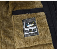 Chaqueta gruesa de lana a prueba de viento para hombre, abrigo de Parka con Cuello de piel con capucha, chaqueta informal clásica, invierno, 2024 - details 13