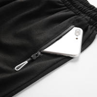 Pantalones Cortos Casuales de Algodón para Hombres Verano Nueva Moda con Bolsillos Laterales y Cierre de Cremallera para Correr al Aire Libre - details 10