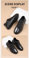 Cuero deportes y ocio zapatos de los hombres de la primera capa de cuero de vaca mano rascando la luz de los hombres casual solo zapatos versátiles zapatos antideslizantes - details 9
