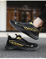Hebilla rotativa zapatillas de deporte de los hombres aumento de altura 2025 nueva malla transpirable zapatos para correr juventud zapatos casuales - details 12
