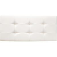Big Tennessee tapizado en de Dormitorio Medidas cabecero de Cama niño, Juvenil y Matrimonio Cabezal, tapizado, Acolchado (150x70, Blanco) - details 3